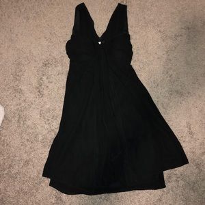 Motherhood M LBD Georgette Dress w/Overlay/Ties
